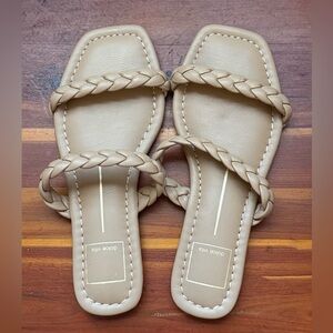 Dolce Vita Women’s Beige Braided Sandals Size 7